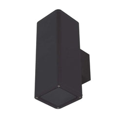 Domus Lighting Lighting Domus PIPER-PRO-2 - 2x10W Tricolour LED Large Round or Square Up/Down Exterior Wall Light IP65 Lights-For-You DL-49306