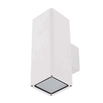Domus Lighting Lighting Domus PIPER-PRO-2 - 2x10W Tricolour LED Large Round or Square Up/Down Exterior Wall Light IP65 Lights-For-You DL-49307