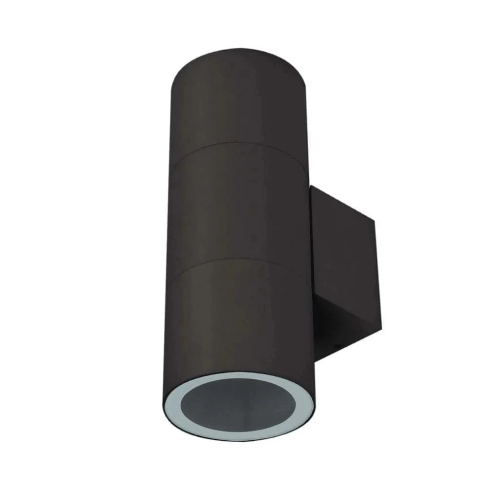 Domus Lighting Lighting Domus PIPER-PRO-2 - 2x10W Tricolour LED Large Round or Square Up/Down Exterior Wall Light IP65 Lights-For-You DL-49309