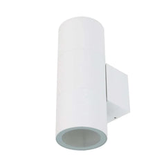 Domus Lighting Lighting Domus PIPER-PRO-2 - 2x10W Tricolour LED Large Round or Square Up/Down Exterior Wall Light IP65 Lights-For-You DL-49310