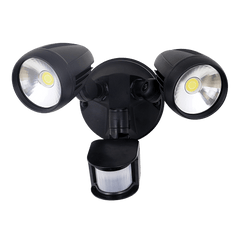 Domus Lighting Outdoor Spot Lights Black Domus MURO-PRO-30S Spotlight With Sensor Lights-For-You 25062