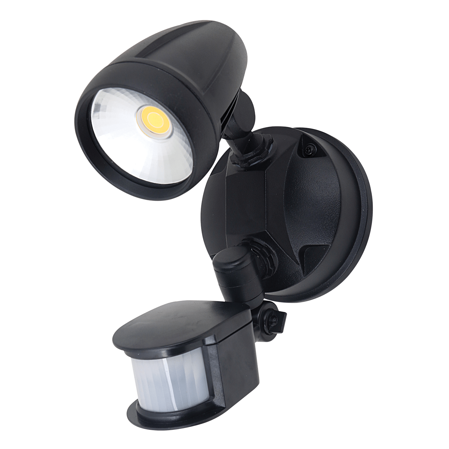 Domus Lighting Outdoor Spot Lights Black MURO-PRO-15S Exterior Spotlight With Sensor Lights-For-You 25056