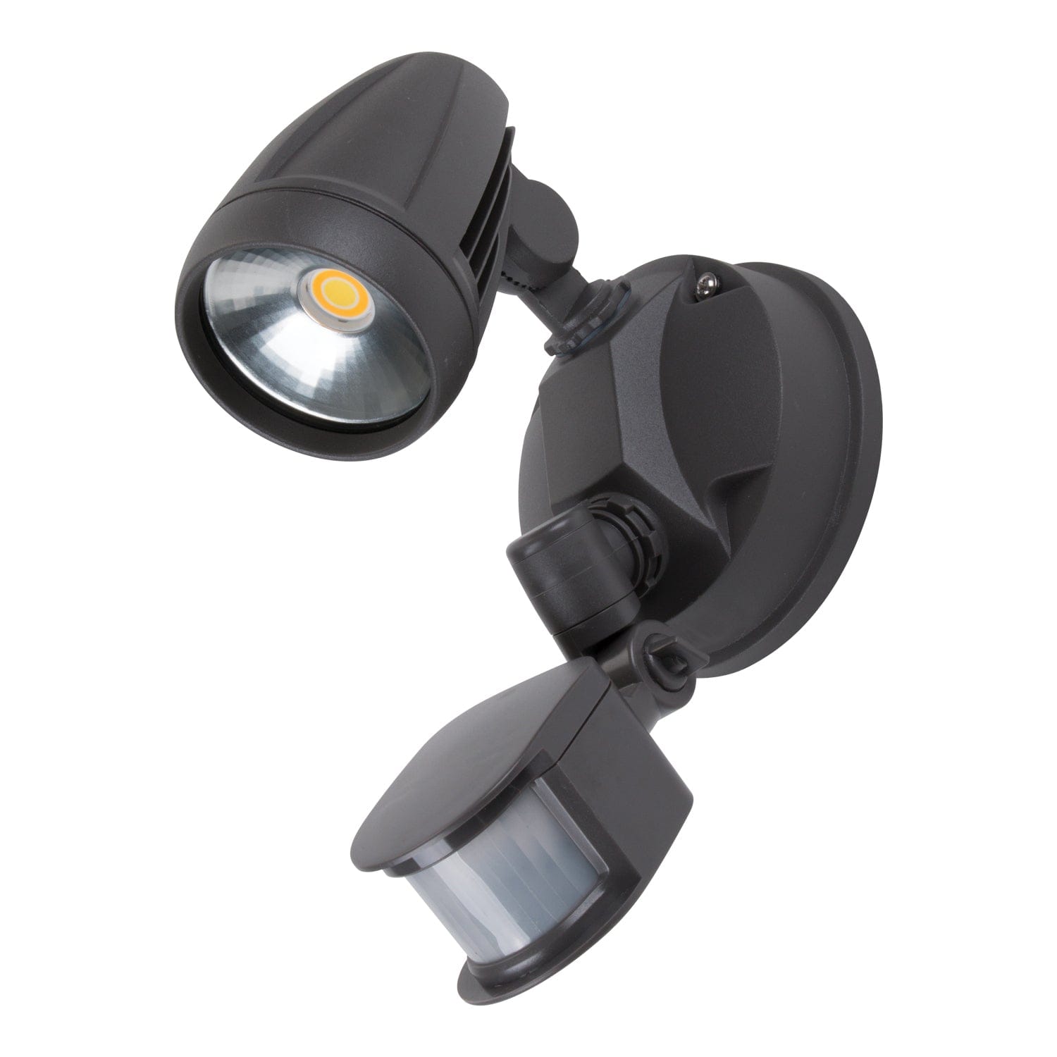 Domus Lighting Outdoor Spot Lights Dark Gray MURO-PRO-15S Exterior Spotlight With Sensor 25057