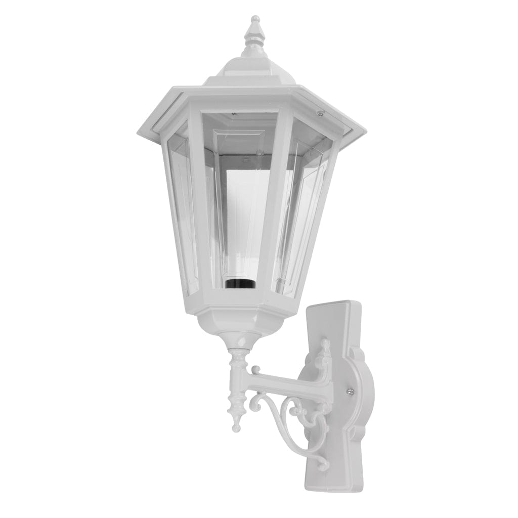 Domus Lighting Outdoor Wall Bracket WHITE DOMUS TURIN LARGE WALL BRACKET UP B22 Lights-For-You 15487