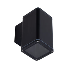 Domus Lighting Outdoor Wall Lights BLACK / 3000K DOMUS PIPER-1 SQUARE LED WALL LIGHT Lights-For-You 49261