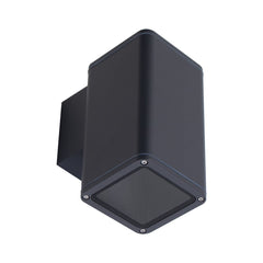 Domus Lighting Outdoor Wall Lights DARK GREY / NO LAMP DOMUS PIPER-1 SQUARE LED WALL LIGHT Lights-For-You 49263