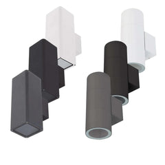 Domus Lighting Outdoor Wall Lights DOMUS PIPER-2 SQUARE LED WALL LIGHT Lights-For-You