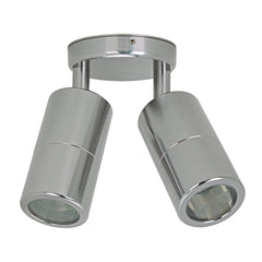 Domus Lighting Outdoor Wall Lights Titanium Silver / NO LAMP DOMUS SHADOW 2LT ADJ Lights-For-You 49053