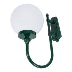 Domus Lighting Outdoor Wall Lights GT-600 Lisbon - Sphere Curved Arm Wall Light Lights-For-You 15665 9330772156652