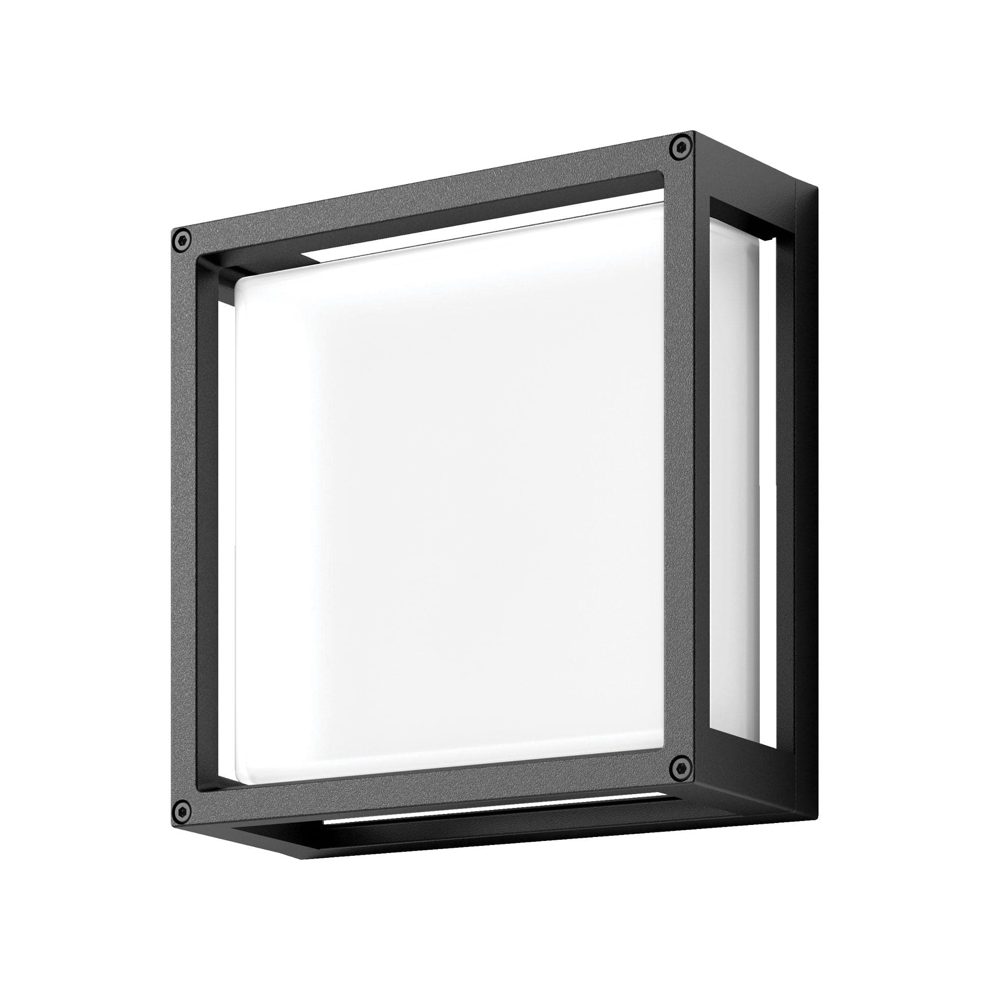 Domus Lighting Outdoor Wall Lights YORK-12 SQR LED Exterior Flush Wall Light Lights-For-You 19650 9330772196504