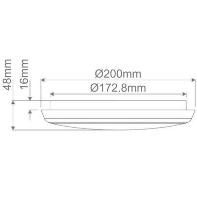 Domus Lighting Oyster Lights Domus SOLAR-TRIO LED Ceiling Light Lights-For-You
