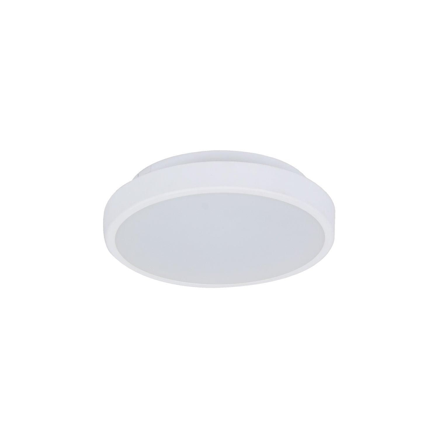 Domus Lighting Oyster Lights WHITE / 10W Easy - 10W/18W/25W Round Colour Switchable Led Ceiling Light Ip54 240V - Trio Lights-For-You 20954
