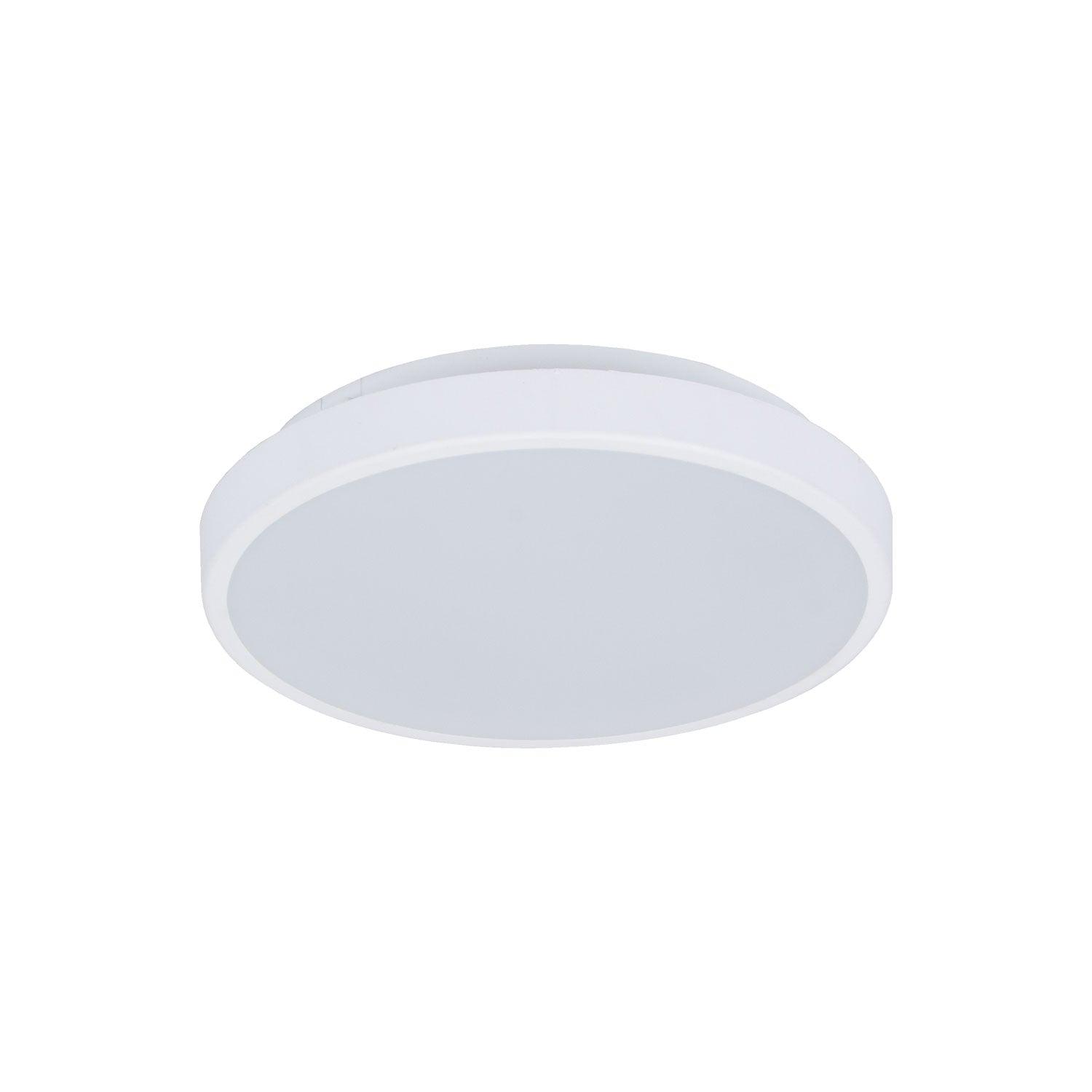Domus Lighting Oyster Lights WHITE / 18W Easy - 10W/18W/25W Round Colour Switchable Led Ceiling Light Ip54 240V - Trio Lights-For-You 20955