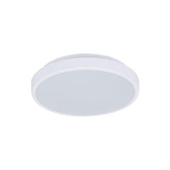 Domus Lighting Oyster Lights WHITE / 18W Easy - 10W/18W/25W Round Colour Switchable Led Ceiling Light Ip54 240V - Trio Lights-For-You 20955