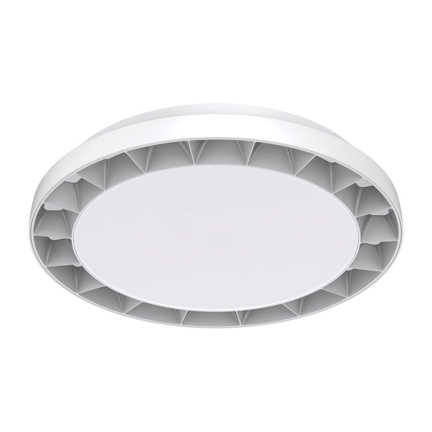 Domus Lighting Oyster Lights Gear-350 - 17W/24W Led Tri-Colour Dimmable Oyster Ceiling Light Ip54 240V Lights-For-You 22672 9330772226720