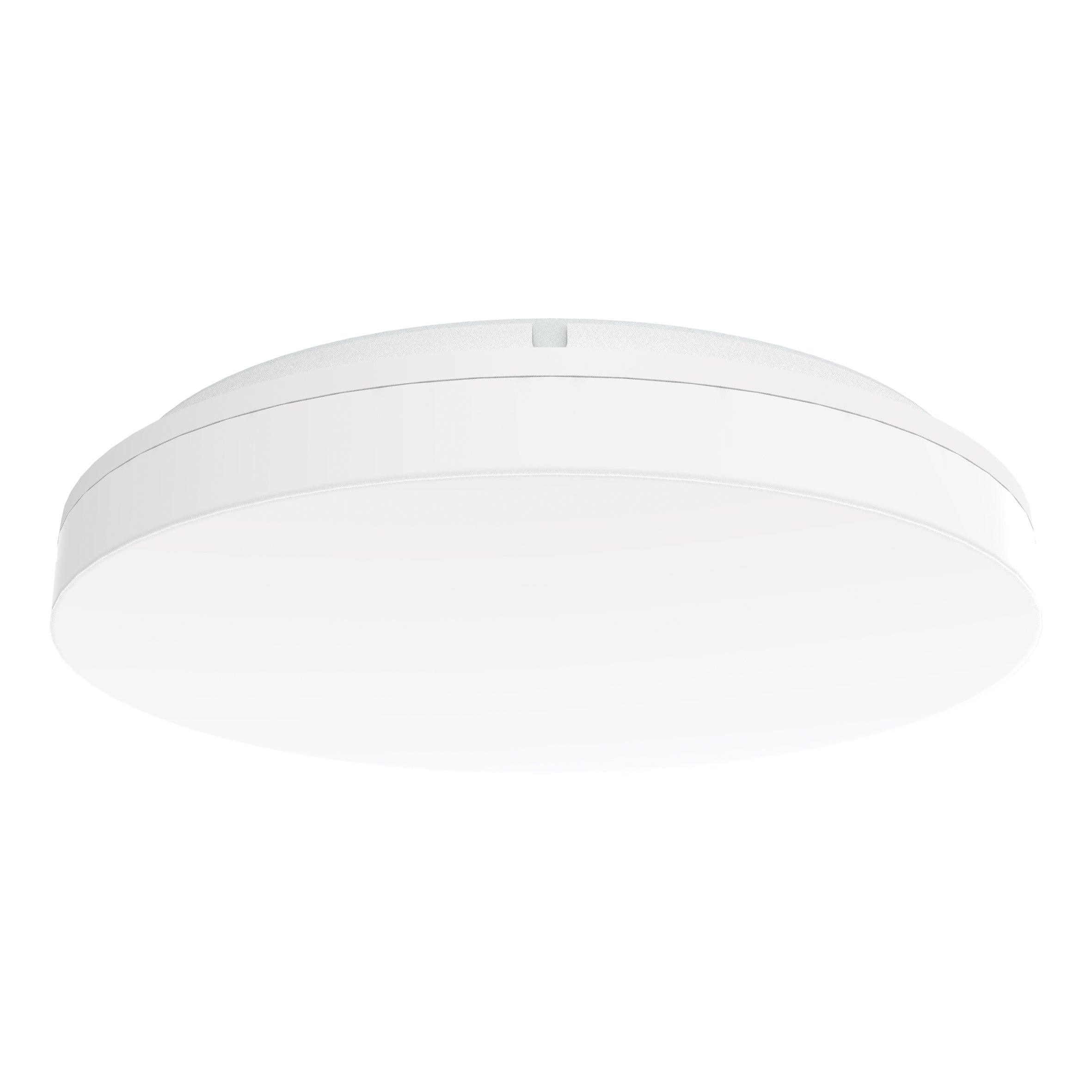 Domus Lighting Oyster Lights Round / 400mm / WHITE Sunset - 15W/25W/35W Colour Switchable Led Ceiling Light Ip54 240V - Trio Lights-For-You 20882