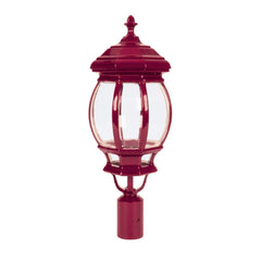Domus Lighting Post Top Burgundy Domus GT-696 Vienna Large Exterior Post Lights-For-You 16006