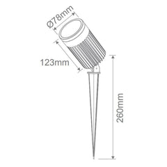 Domus Lighting Spike Lights DOMUS ZOOM-30-30W Garden Spike Light 12v Lights-For-You