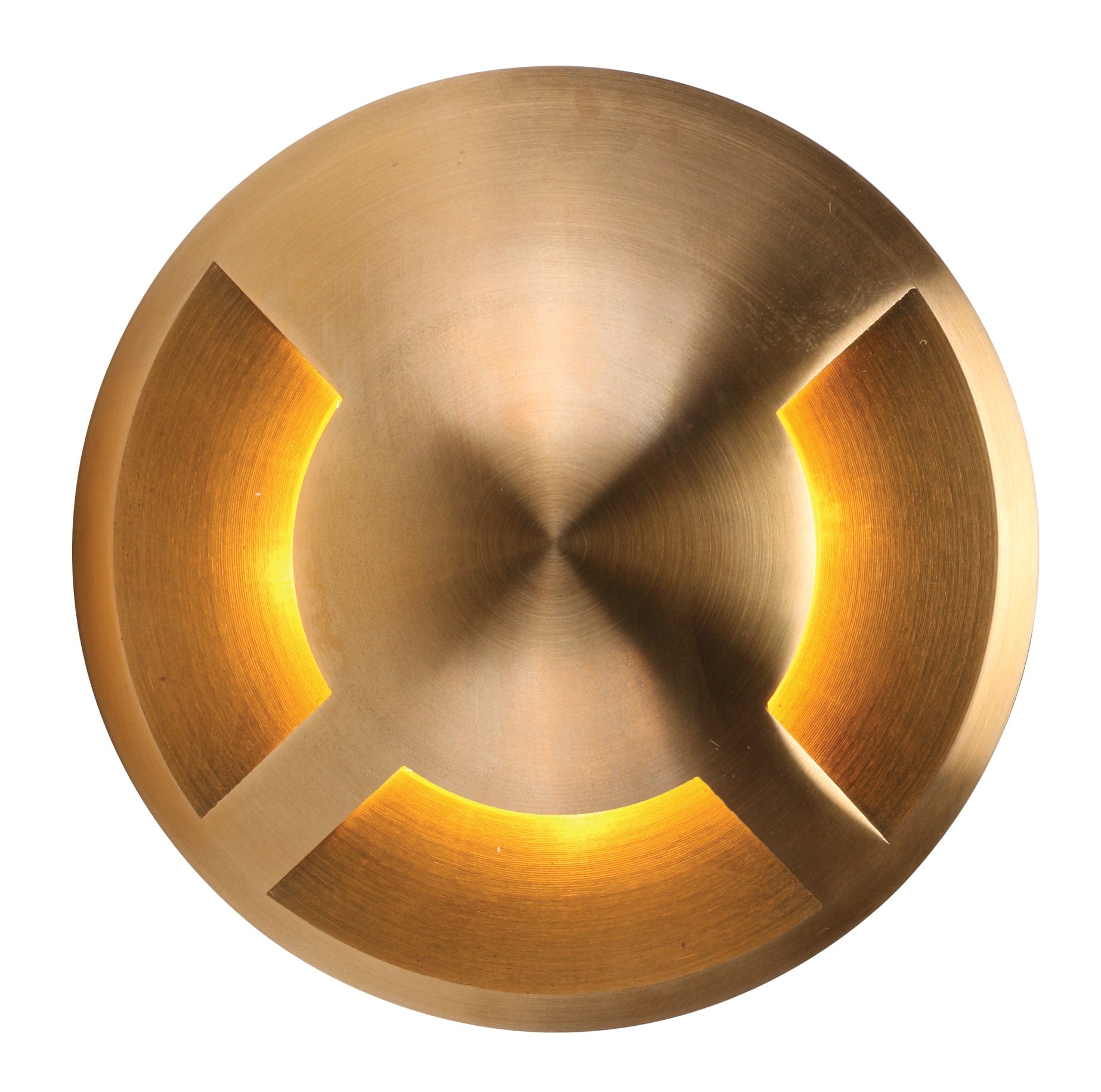 Domus Lighting Step Lights Cover Brass / 3 DEKA-COVER Round COVER ONLY Lights-For-You 19446