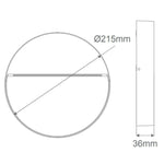 Domus Lighting Step Lights ZEKE-9-RND-9W Round Surface Mount Step Light 12v Lights-For-You