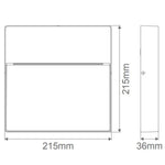 Domus Lighting Step Lights ZEKE-9-SQR-9W Square Surface Mount Step Light 12v Lights-For-You