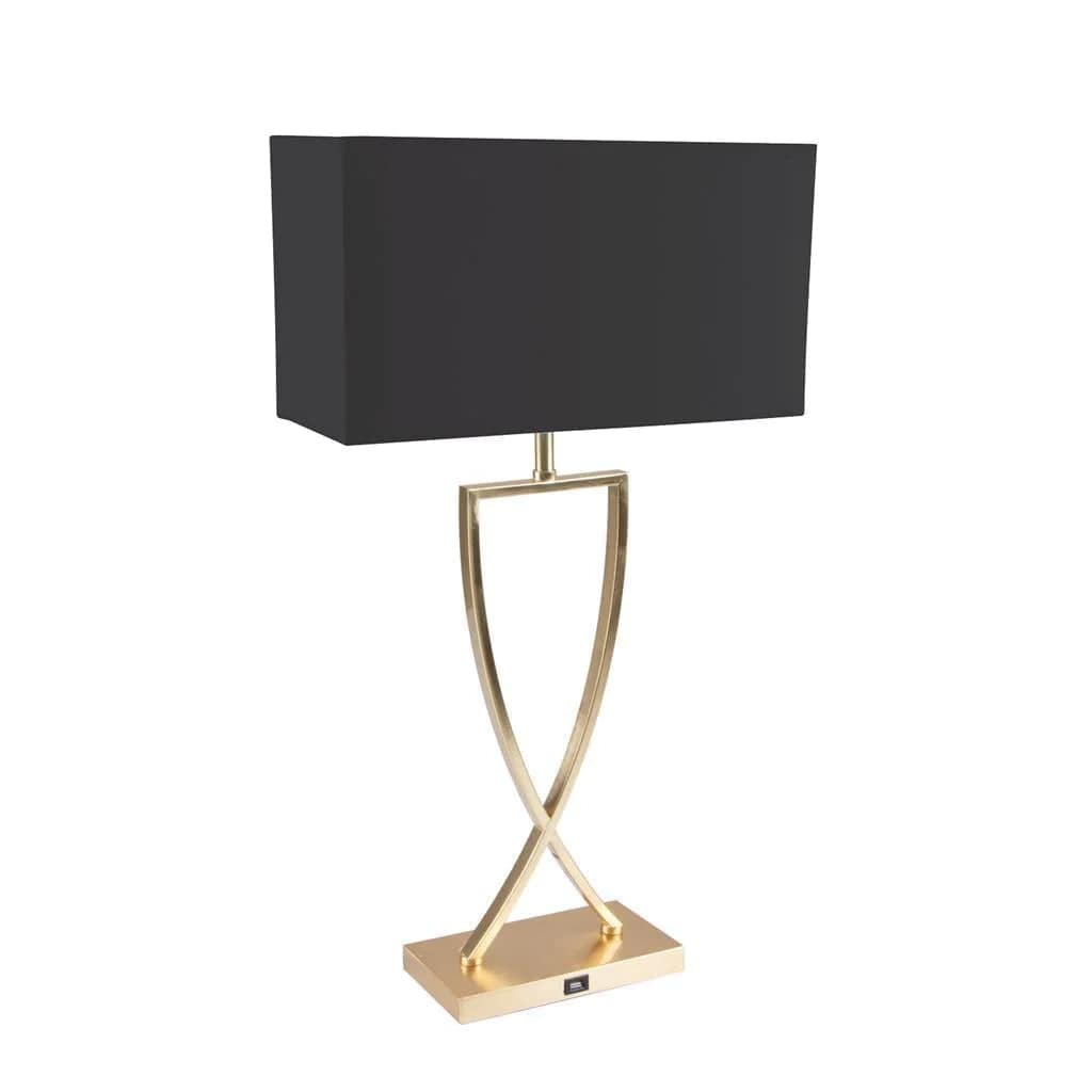 Domus Lighting Table Lamps GIANA-TL TABLE LAMP USB 1XE27 for modern interior Lights-For-You 22542 9330772225426