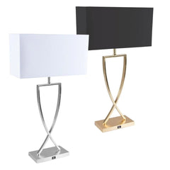 Domus Lighting Table Lamps GIANA-TL TABLE LAMP USB 1XE27 for modern interior Lights-For-You