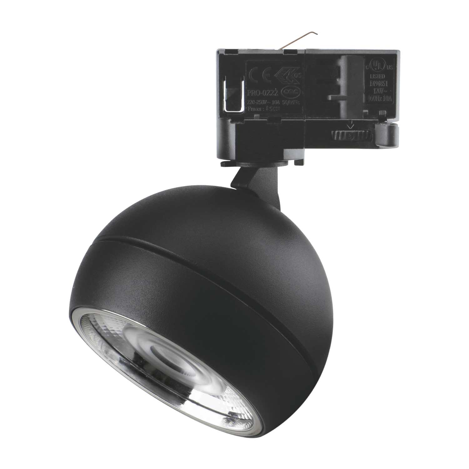 Domus Lighting Track Lighting Black / Flood Domus MOON Adjustable Track Mounted Light Lights-For-You 22796