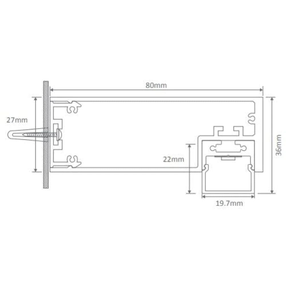 Domus Lighting Vanity Lights DOMUS SHADOWLINE-600 LED VANITY LIGHT Lights-For-You