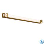 Gilson 80 LED Vanity Light in Antique Gold, Black or Ch