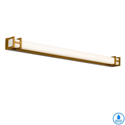 Gilson 80 LED Vanity Light in Antique Gold, Black or Ch