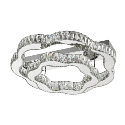Jura 2 Ring CTC Ceiling Light — Chrome