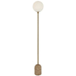 Gina Floor Lamp 1Lt in Beige, Black