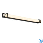 Gilson 80 LED Vanity Light in Antique Gold, Black or Ch