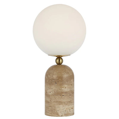 Gina Table Lamp Beige, Black