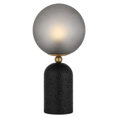 Gina Table Lamp Beige, Black
