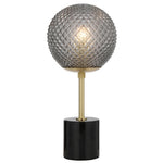 Elwick Table Lamp — Black| Smoke