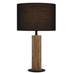 Chad Table Lamp Wood Black