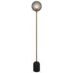 Gina Floor Lamp 1Lt in Beige, Black