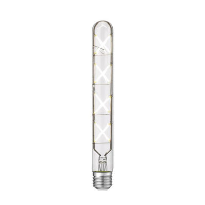 E27 T30 8W LED Tubular X Filament Globe Clear Dimmable — 4000K