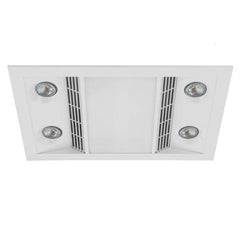 Eglo Lighting Bathroom Heater White 550m³/h AC Inferno 3 in 1 Bathroom Exhaust Fan Lights-For-You 204158