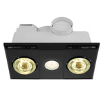 Eglo Lighting Bathroom Heaters 460m³/h Heatflow 3-in-1 Bathroom Heater 2 Light Lights-For-You 204155 9008606198634