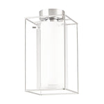 Eglo Lighting Batten Fix Lights Loncino 1 DIY in Chrome Clear & Opal Glass Lights-For-You 203311 9008606194247