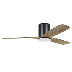 Eglo Lighting Ceiling Fans Wood 52" Iluka DC Ceiling Flush Fan With CCT LED Light Lights-For-You 20538315