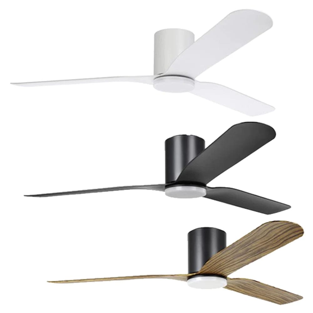 Eglo Lighting Ceiling Fans 60" Iluka DC Ceiling Flush Fan With CCT LED Light 20w Lights-For-You