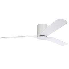 Eglo Lighting Ceiling Fans White 60" Iluka DC Ceiling Flush Fan With CCT LED Light 20w Lights-For-You 20538501