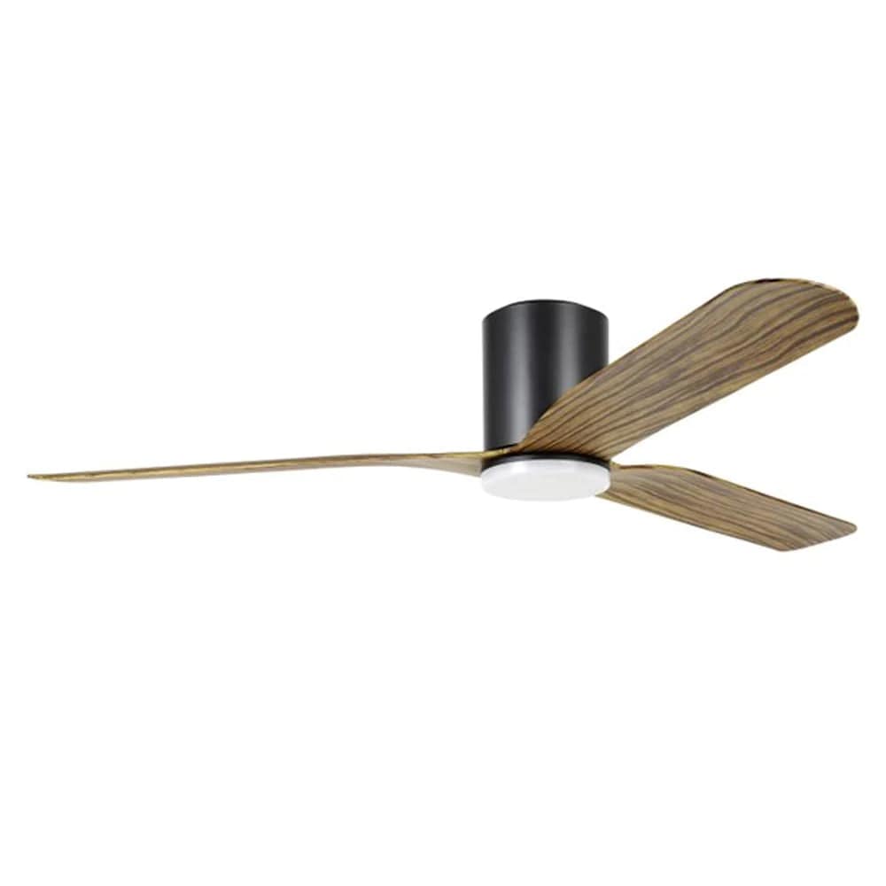 Eglo Lighting Ceiling Fans Wood 60" Iluka DC Ceiling Flush Fan With CCT LED Light 20w Lights-For-You 20538515