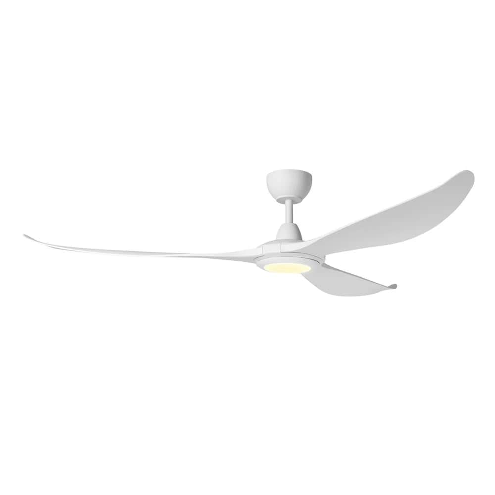 Eglo Lighting Ceiling Fans 72" Kurrawa DC Ceiling Fan White, Black with Light 2061910x Eglo Lighting Lights-For-You