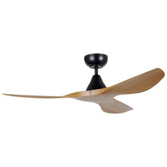 Eglo Lighting Ceiling Fans 48" / Teak/Black Surf 1220mm (48") DC ABS 3 Blade Ceiling Fan with Remote Lights-For-You 20549617