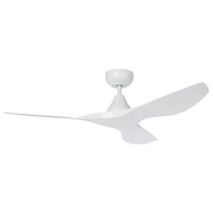 Eglo Lighting Ceiling Fans 48" / White/White Surf 1220mm (48") DC ABS 3 Blade Ceiling Fan with Remote 20549601